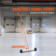 Magnetic Sweeper with Wheels, 17inch Mini Magnetic Sweeper, 10 lbs Capacity, Adjustable Handle, Lightweight V952-TLSCXQSQ17INV4NSQV0
