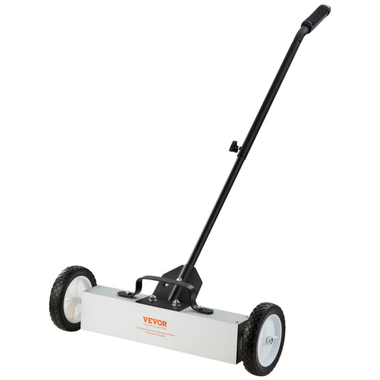 Rolling Magnetic Sweeper with Wheels, Push-Type Magnetic Pick Up Sweeper, Large Magnet Pickup Lawn Sweeper, V952-TLSCXQSQT1845AO8ZV0