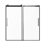 Frameless Sliding Bathtub Door, 1422-1524 mm x 1524 mm, Frameless Shower Glass Door, Frameless Double Sliding V952-TLYGM60W62HI3IDVNV0