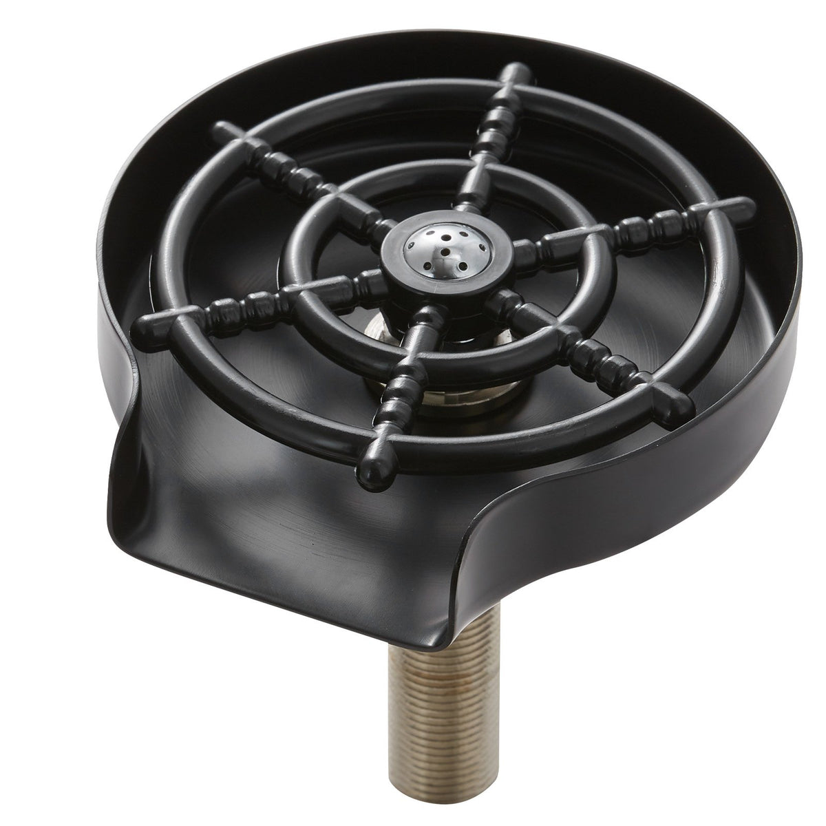 Glass Rinser 10-Hole 360 Rotating Stainless Steel Washer ABS Cup Holder V952-TMAZSXBQ304BO2L89V0