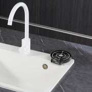 Glass Rinser 10-Hole 360 Rotating Stainless Steel Washer ABS Cup Holder V952-TMAZSXBQ304BO2L89V0