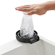 Glass Rinser 10-Hole 360 Rotating Stainless Steel Washer ABS Cup Holder V952-TMAZSXBQ304BO2L89V0
