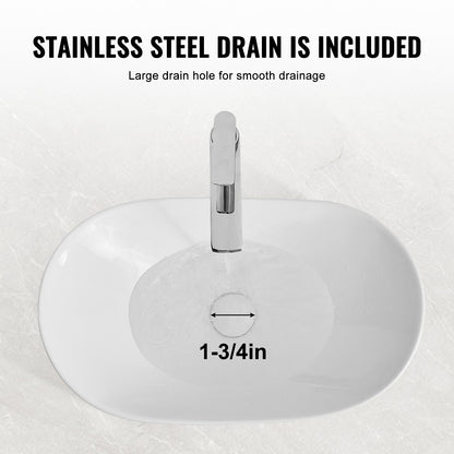 Modern Ceramic Vessel Sink 60x36cm Bathroom Vanity Bowl Countertop V952-TMSCTCTYX603O50YKV0