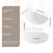 Modern Ceramic Vessel Sink 60x36cm Bathroom Vanity Bowl Countertop V952-TMSCTCTYX603O50YKV0