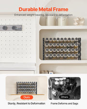 Spice Rack Organizer for Cabinet, Spice Organizer with 36 Empty Spice Jars, Lids, Spice Labels, and Funnel V952-TMSDLJTZCF36S586YV0