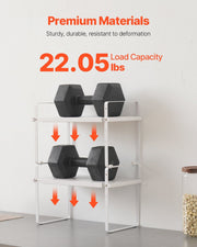 Adjustable Kitchen Cabinet Shelf Organizer, Expandable 2 Tier Cabinet Shelf, Stackable Countertop Organizers V952-TMSDLJTZSFWDMPVD4V0