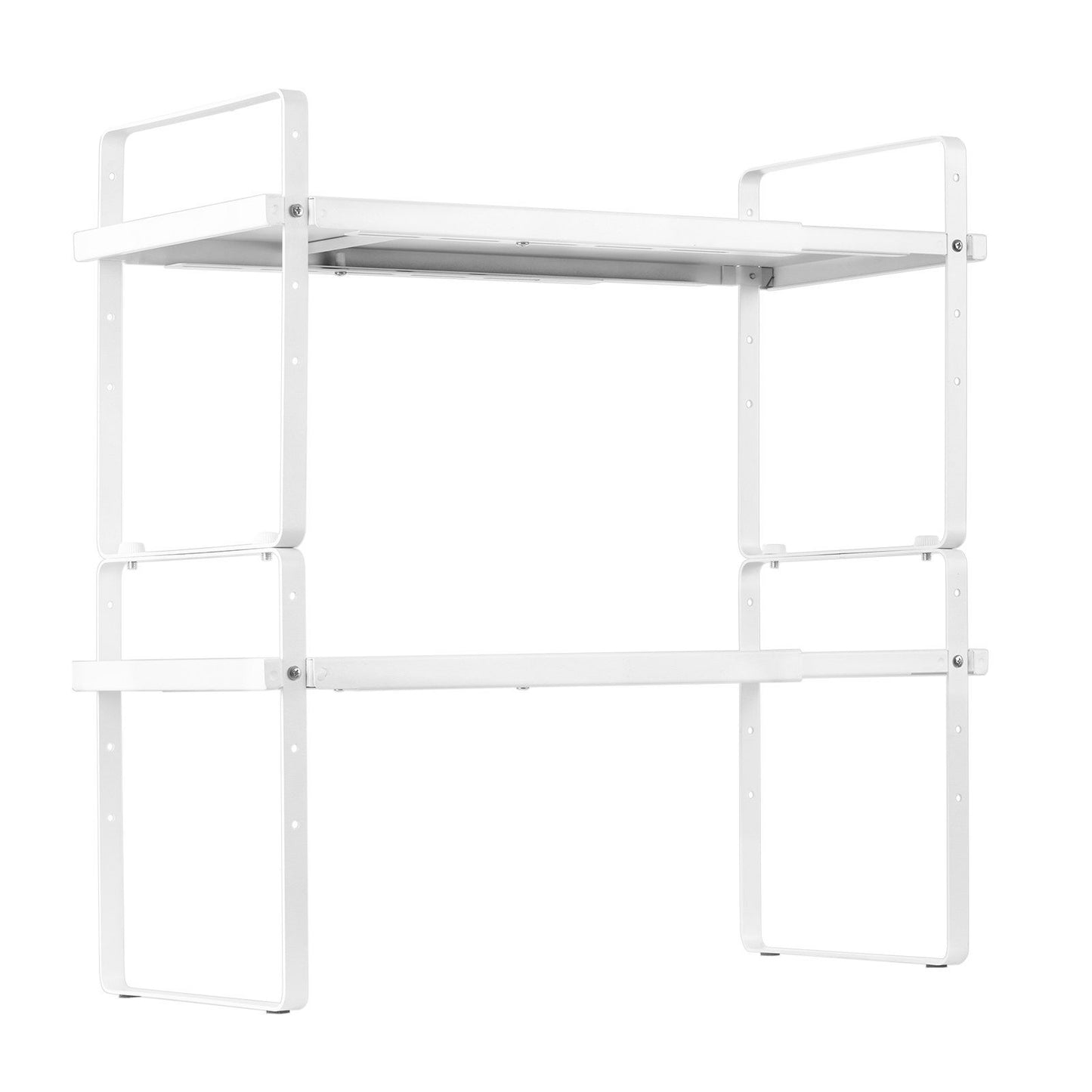 Adjustable Kitchen Cabinet Shelf Organizer, Expandable 2 Tier Cabinet Shelf, Stackable Countertop Organizers V952-TMSDLJTZSFWDMPVD4V0