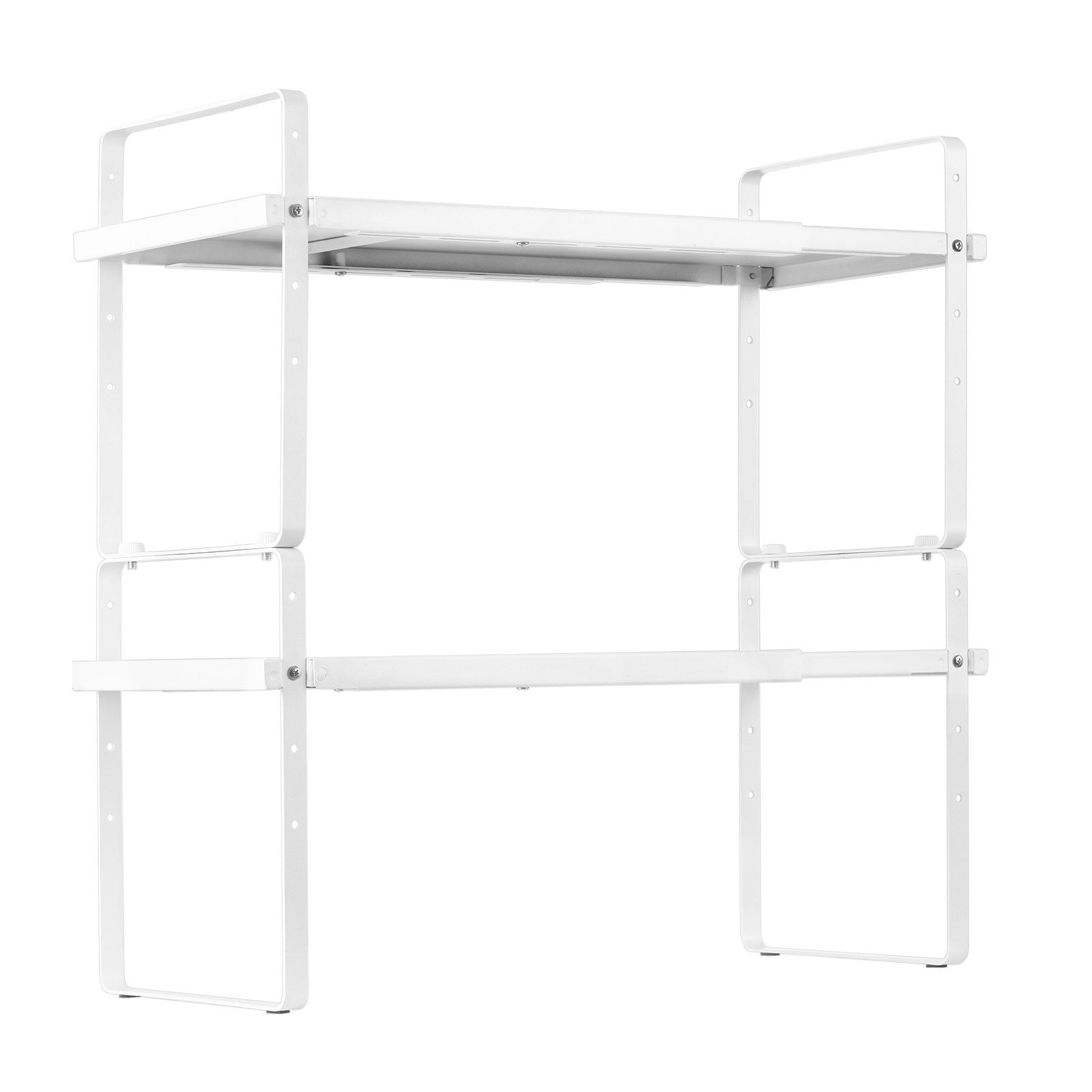 Adjustable Kitchen Cabinet Shelf Organizer, Expandable 2 Tier Cabinet Shelf, Stackable Countertop Organizers V952-TMSDLJTZSFWDMPVD4V0