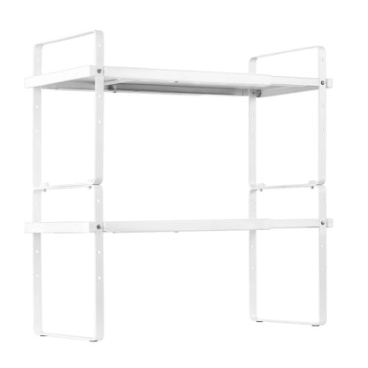 Adjustable Kitchen Cabinet Shelf Organizer, Expandable 2 Tier Cabinet Shelf, Stackable Countertop Organizers V952-TMSDLJTZSFWDMPVD4V0