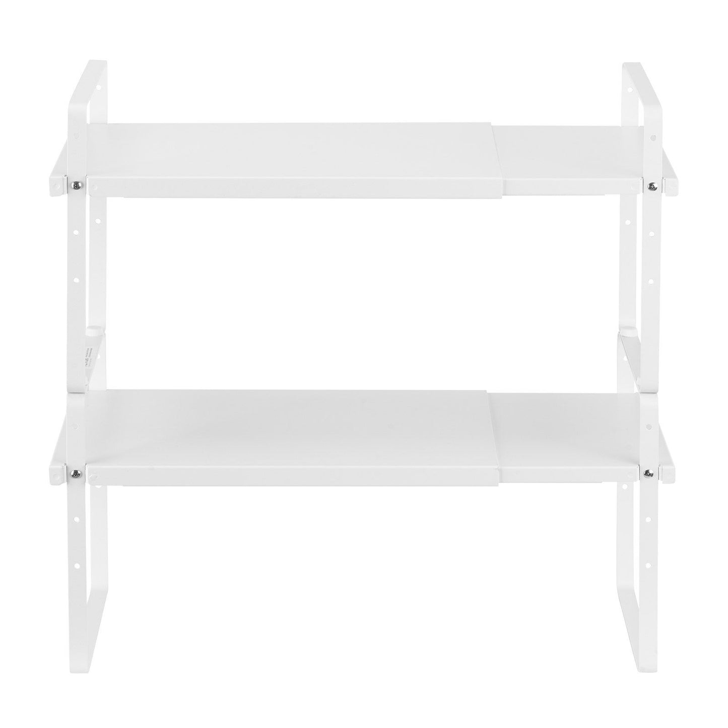 Adjustable Kitchen Cabinet Shelf Organizer, Expandable 2 Tier Cabinet Shelf, Stackable Countertop Organizers V952-TMSDLJTZSFWDMPVD4V0