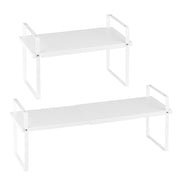 Adjustable Kitchen Cabinet Shelf Organizer, Expandable 2 Tier Cabinet Shelf, Stackable Countertop Organizers V952-TMSDLJTZSFWDMPVD4V0