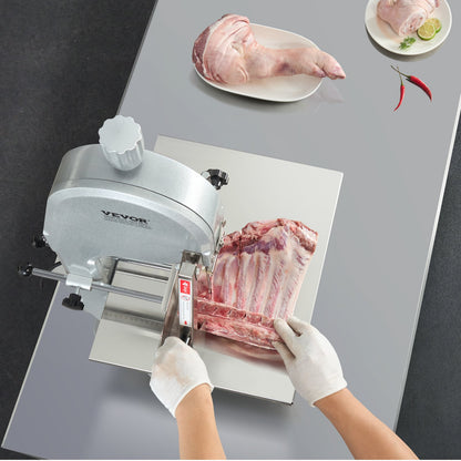 Commercial Electric Meat Bandsaw, 1800W Stainless Steel Countertop Bone Sawing Machine, 380 x 485 mm V952-TMSJGJ2200WLQU3B4V3