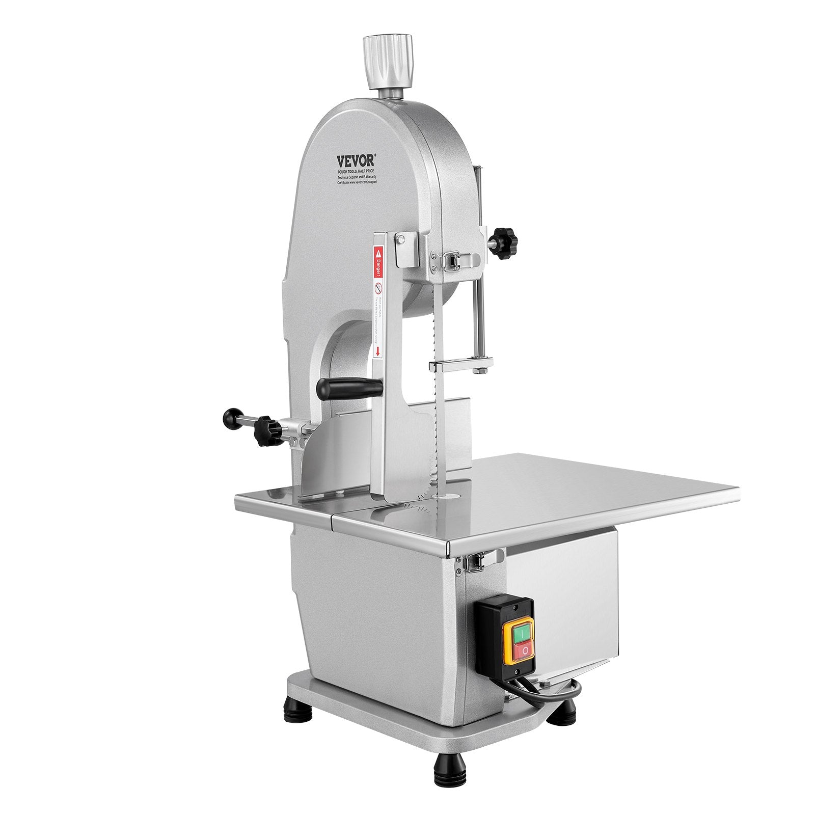 Commercial Electric Meat Bandsaw, 1800W Stainless Steel Countertop Bone Sawing Machine, 380 x 485 mm V952-TMSJGJ2200WLQU3B4V3