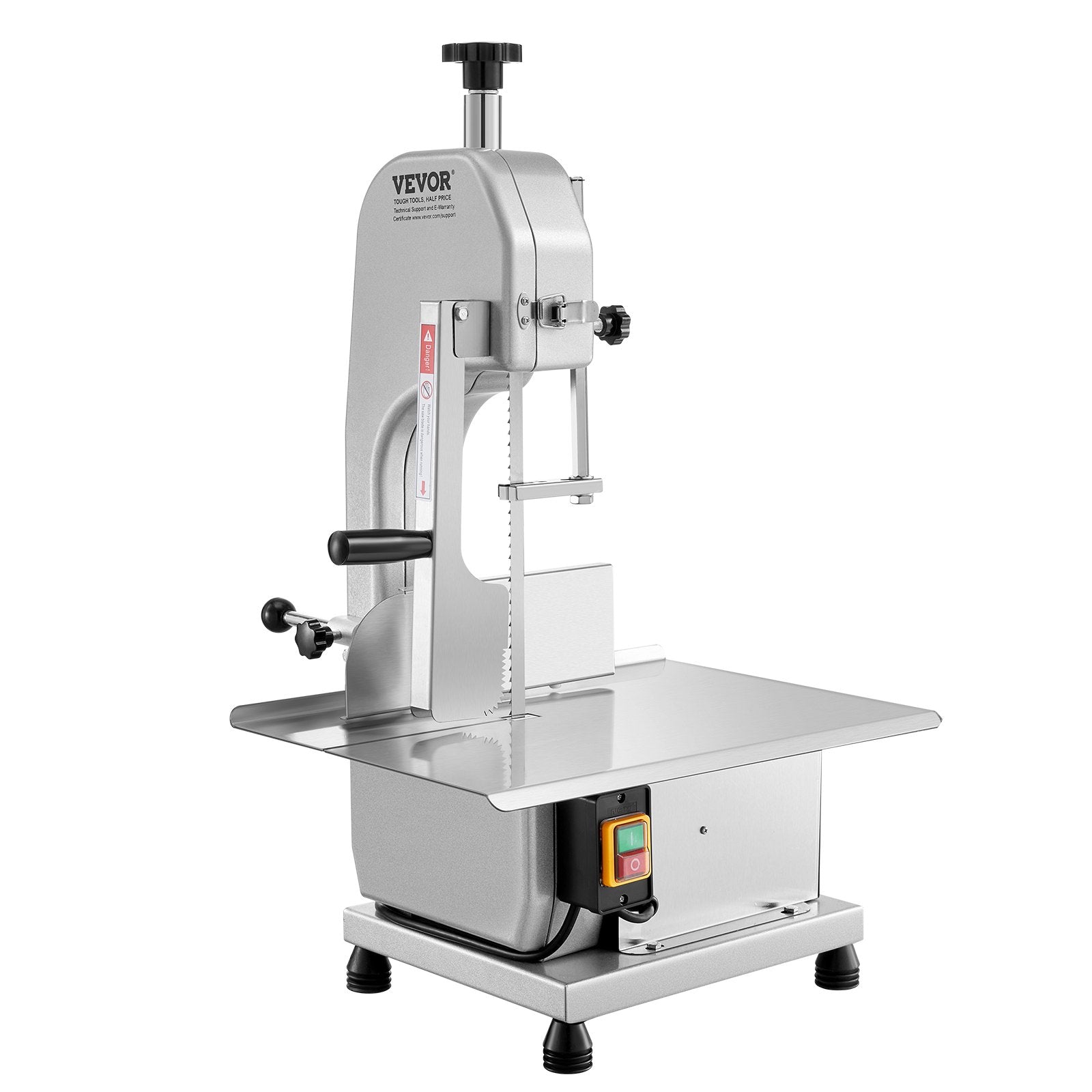 650W Commercial Electric Meat Bandsaw Stainless Steel Bone Sawing Machine V952-TMSJGJ650WL0WFZMWV3