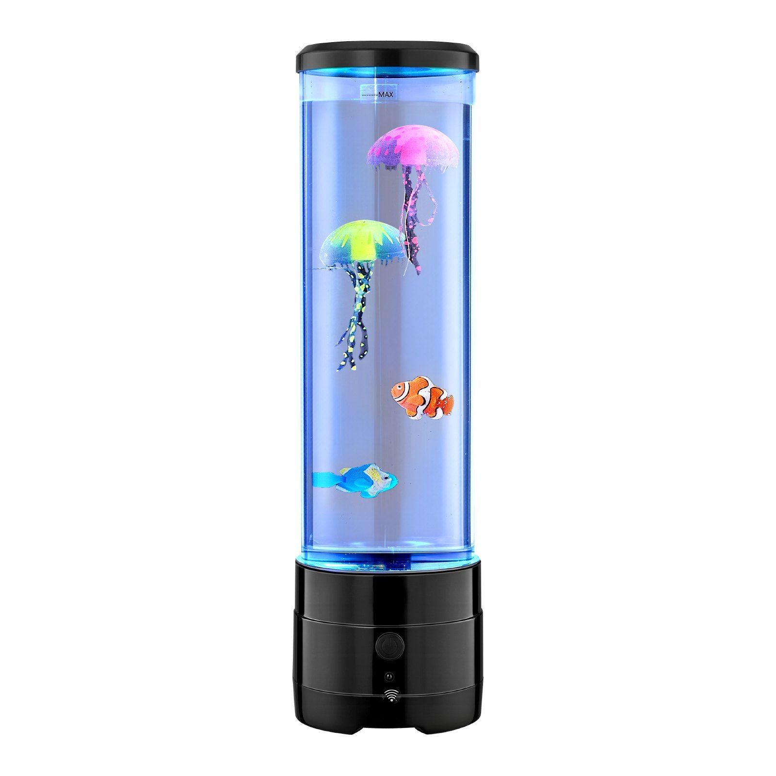 Sensory Bubble Tube Lamp, 16 Color Changing Light Effects, Water Fish Lamp with Built-in Bluetooth Speaker & V952-TMSQPDTS15YC798IP001V9