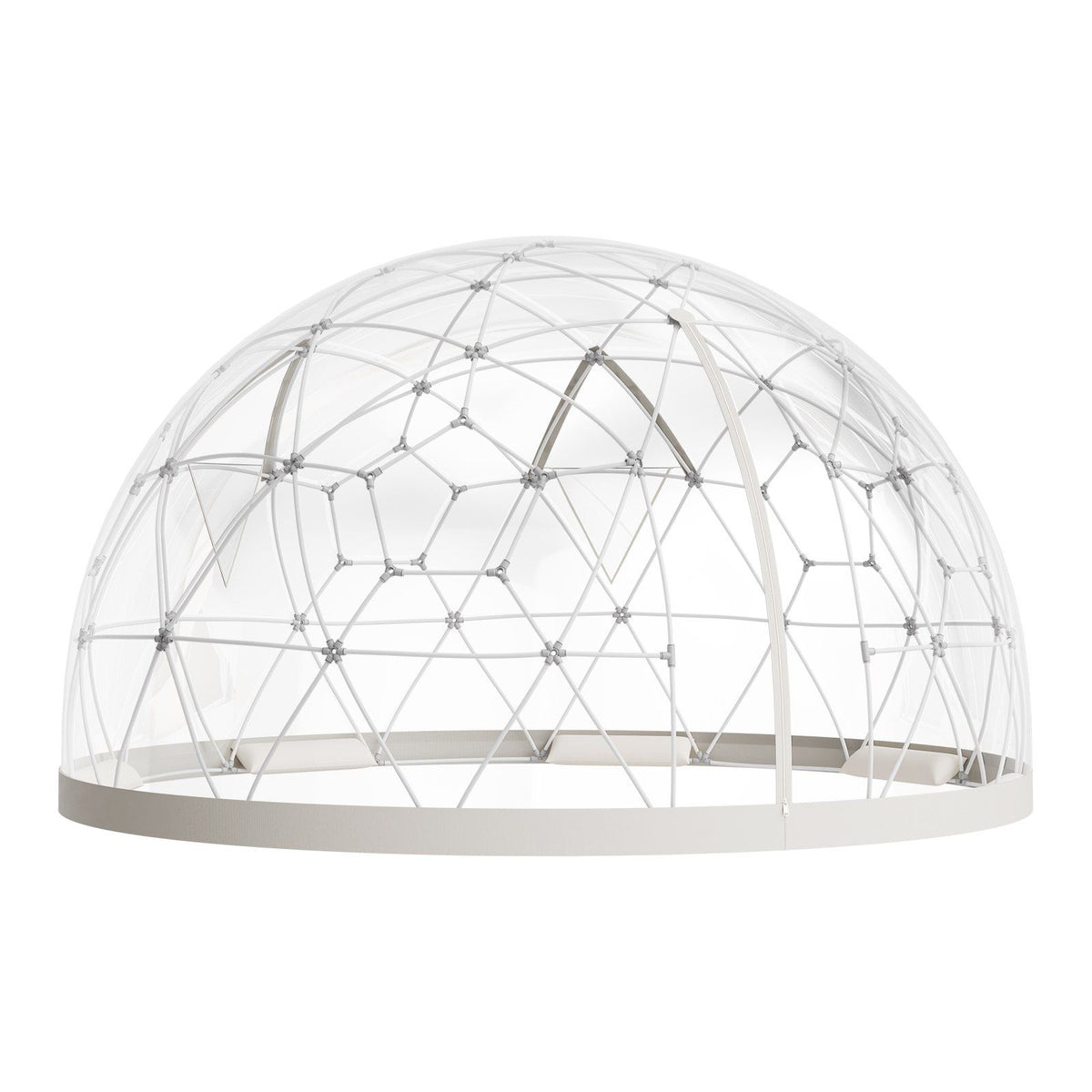 Garden Dome Tent, 3.6 x 2.2 m Outdoor Clear Bubble Tent for 4-7 Person, Weatherproof Geodesic Dome Greenhouse V952-TMXKZP12YCPV91GAO001V0