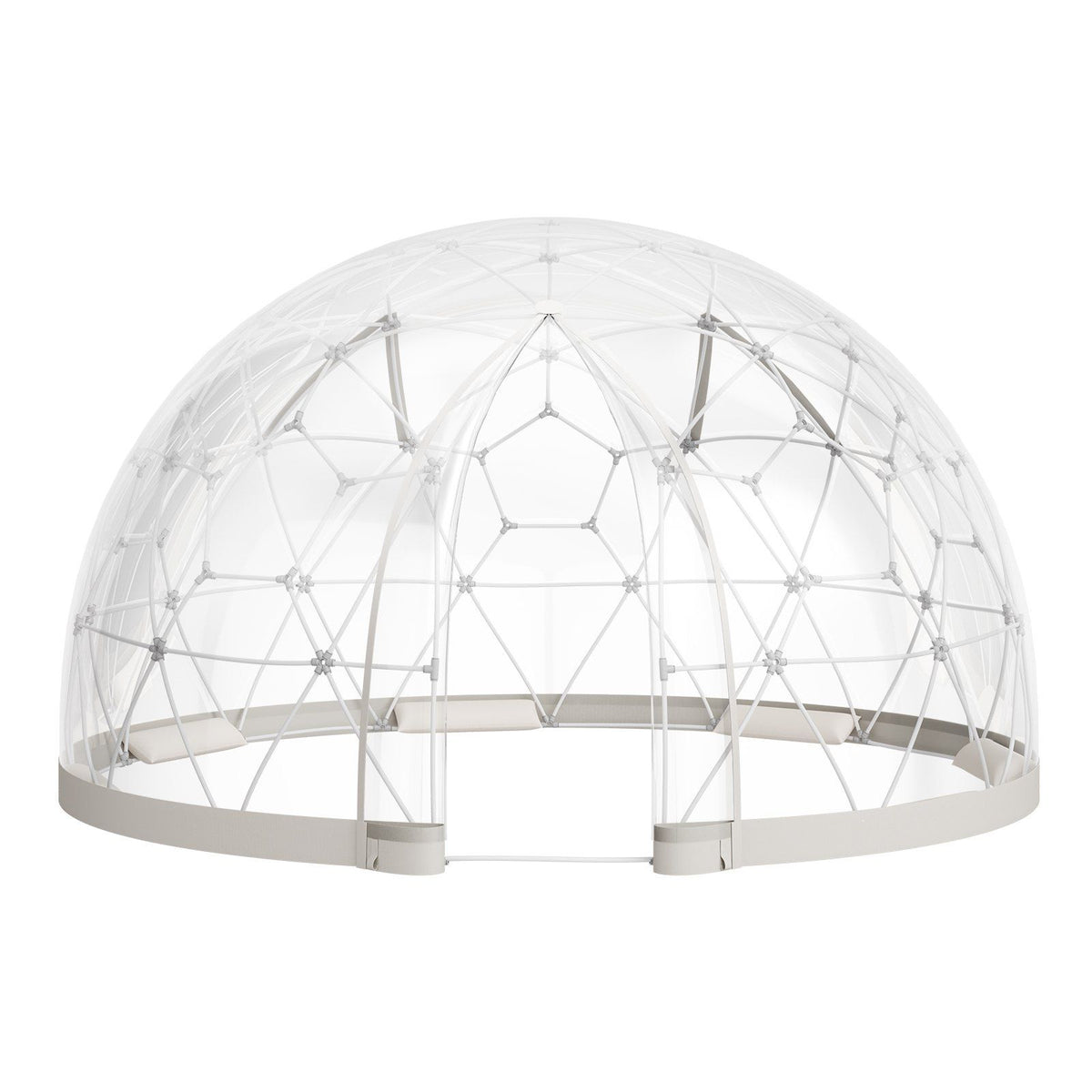 Garden Dome Tent, 2.9 x 1.75 m Outdoor Clear Bubble Tent for 2-4 Person, Weatherproof Geodesic Dome V952-TMXKZP95YCPV9WP9W001V0
