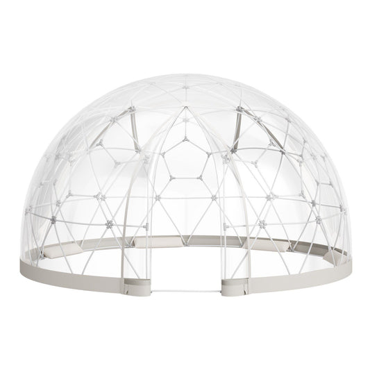 Garden Dome Tent, 2.9 x 1.75 m Outdoor Clear Bubble Tent for 2-4 Person, Weatherproof Geodesic Dome V952-TMXKZP95YCPV9WP9W001V0
