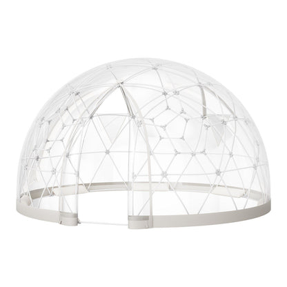 Garden Dome Tent, 2.9 x 1.75 m Outdoor Clear Bubble Tent for 2-4 Person, Weatherproof Geodesic Dome V952-TMXKZP95YCPV9WP9W001V0