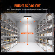 4 PCS LED Canopy Light 150W 16500LM 5000K Daylight Outdoor Canopy Lighting V952-TPDDS150W4JT18VDWV7