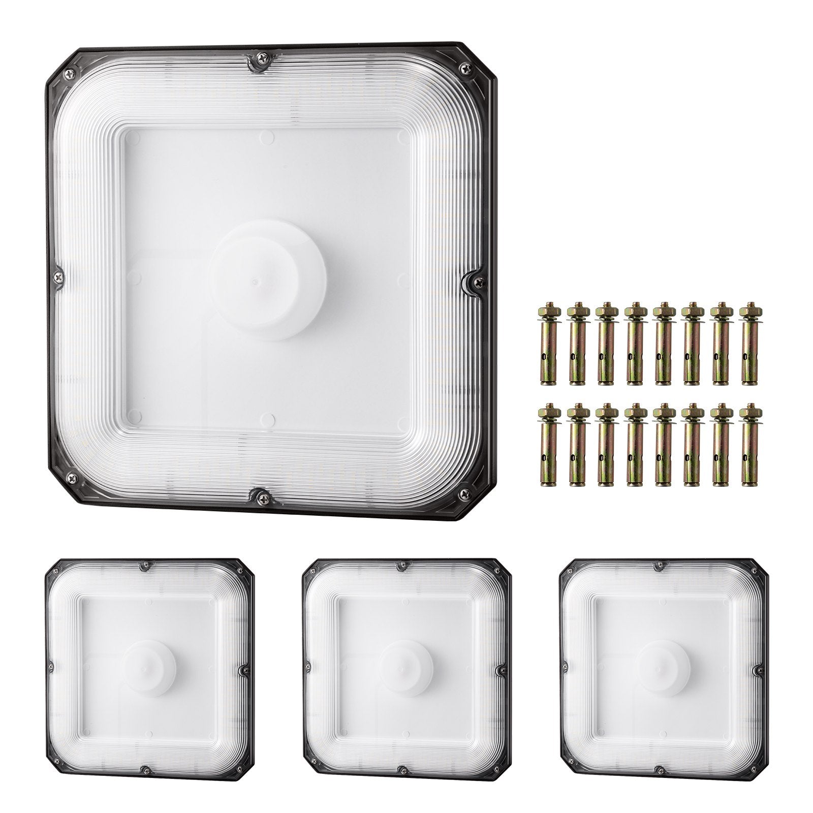 4 Pack LED Canopy Lights 80W 8800LM 5000K Daylight Outdoor Canopy Lighting V952-TPDDS80W4JT0CK09FV7