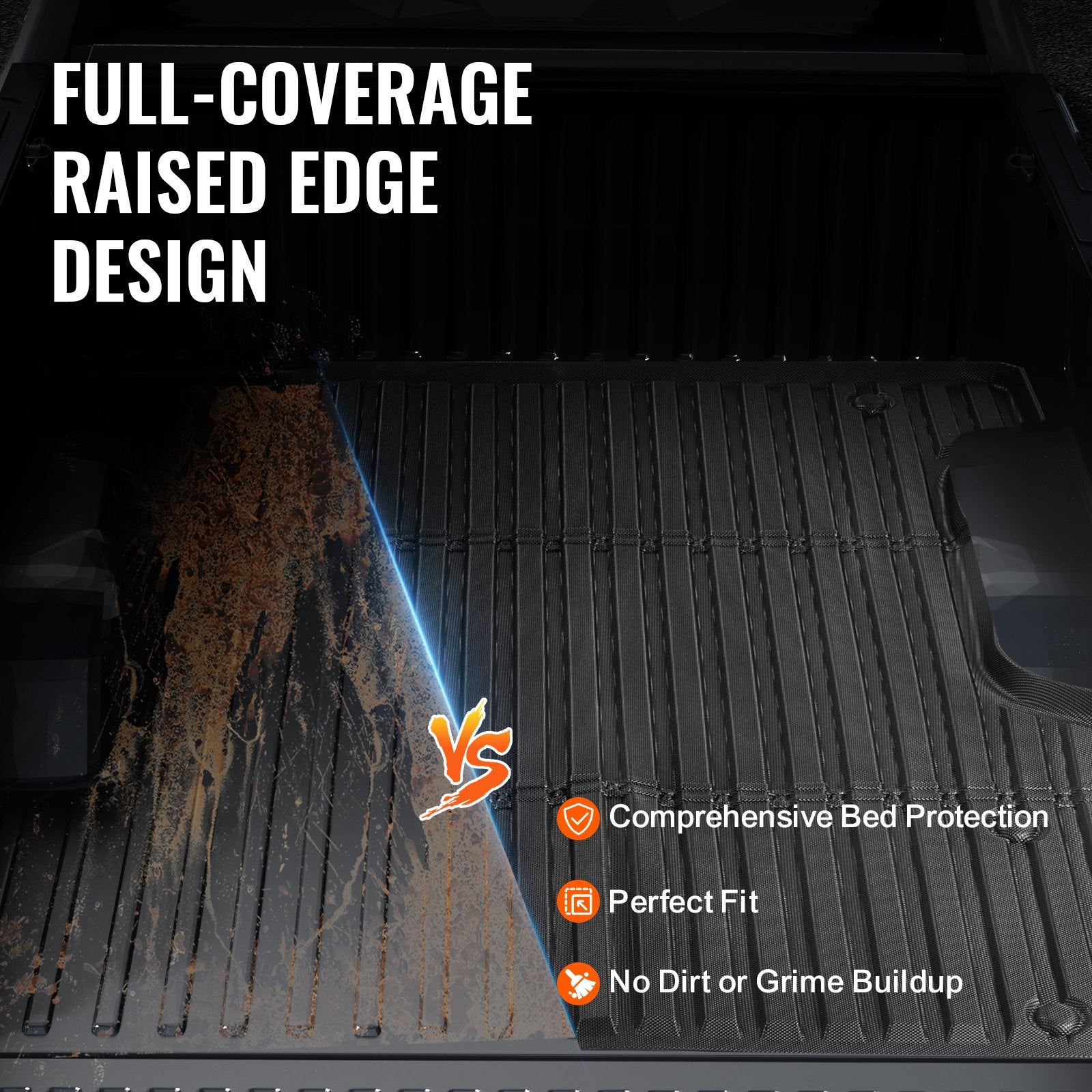 Truck Bed Mat Fit 2022-2024 Toyota Tundra TPE Truck Bed Liner Accessories V952-TPEKCCCDTPEF0B7OOV0