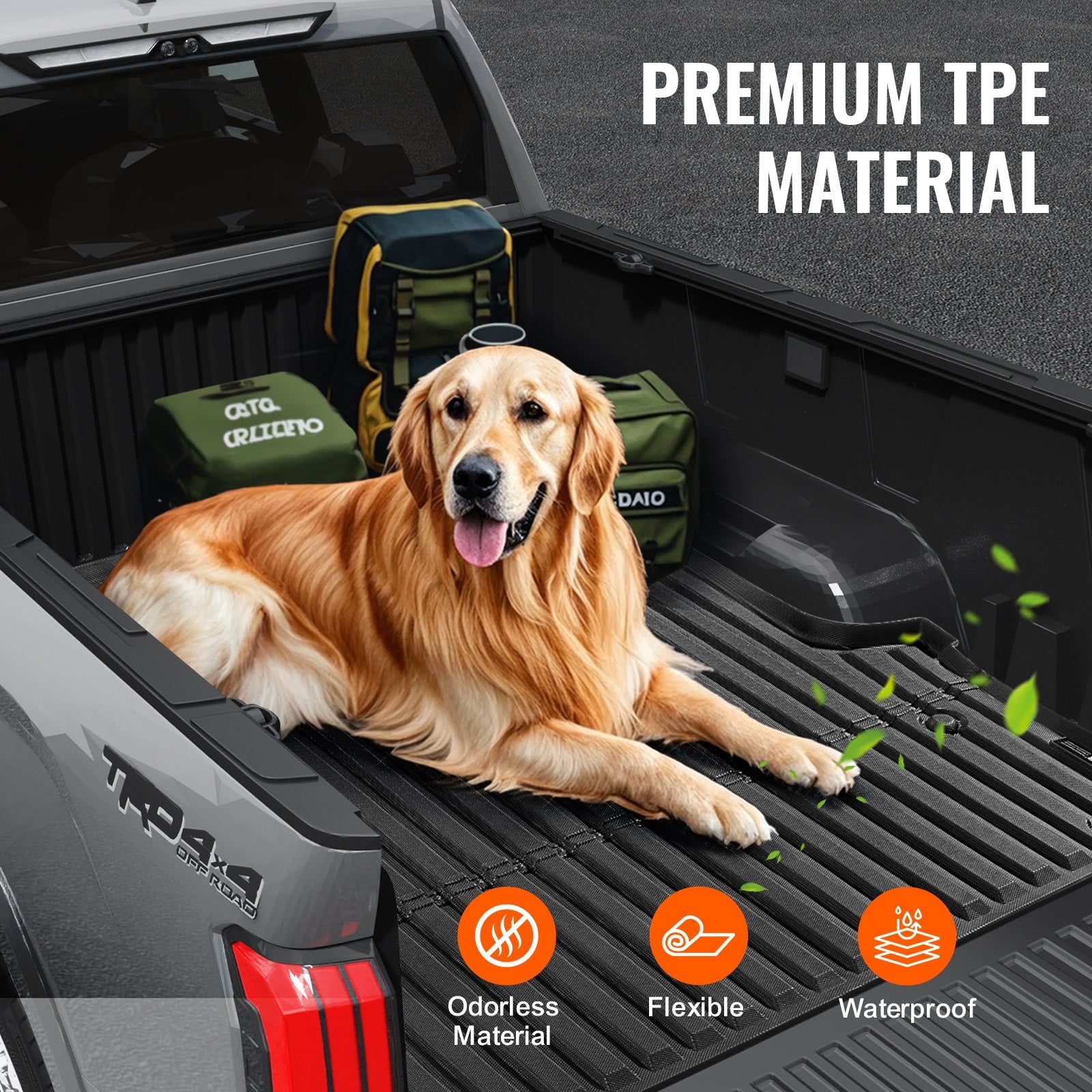 Truck Bed Mat Fit 2022-2024 Toyota Tundra TPE Truck Bed Liner Accessories V952-TPEKCCCDTPEF0B7OOV0