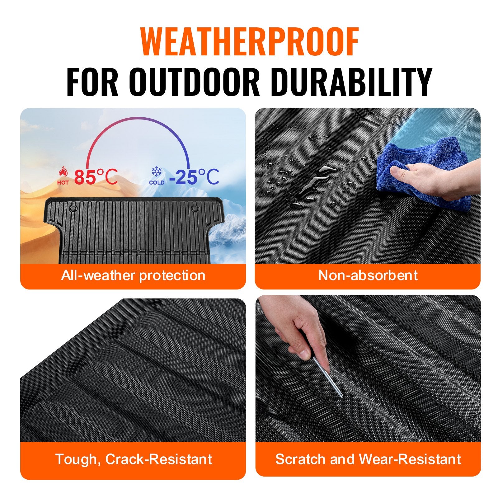 Truck Bed Mat Fit 2022-2024 Toyota Tundra TPE Truck Bed Liner Accessories V952-TPEKCCCDTPEF0B7OOV0