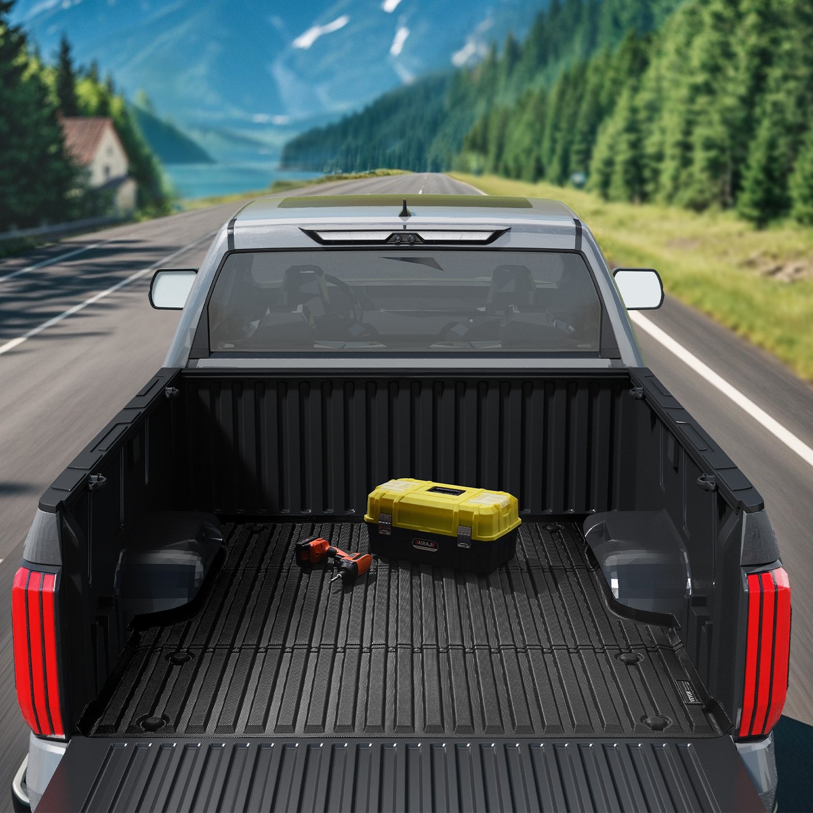 Truck Bed Mat Fit 2022-2024 Toyota Tundra TPE Truck Bed Liner Accessories V952-TPEKCCCDTPEF0B7OOV0