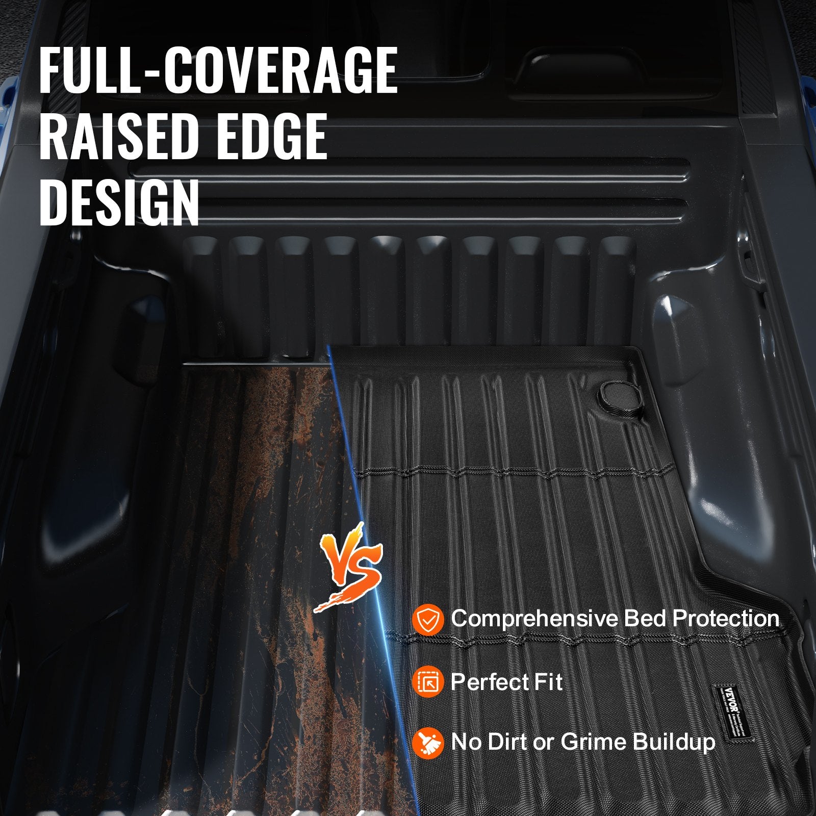 Truck Bed Mat Fit 2022-2024 Ford Maverick TPE Truck Bed Liner Accessories V952-TPEKCCCDTPEF70ESXV0