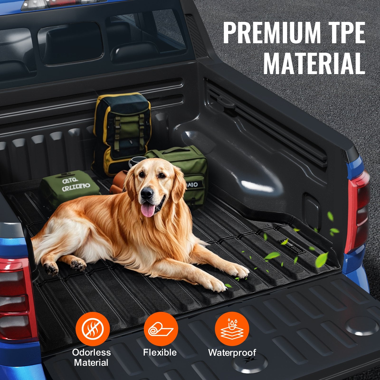 Truck Bed Mat Fit 2022-2024 Ford Maverick TPE Truck Bed Liner Accessories V952-TPEKCCCDTPEF70ESXV0