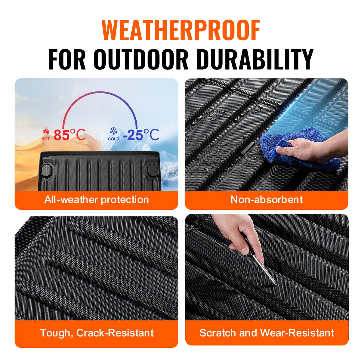 Truck Bed Mat Fit 2022-2024 Ford Maverick TPE Truck Bed Liner Accessories V952-TPEKCCCDTPEF70ESXV0
