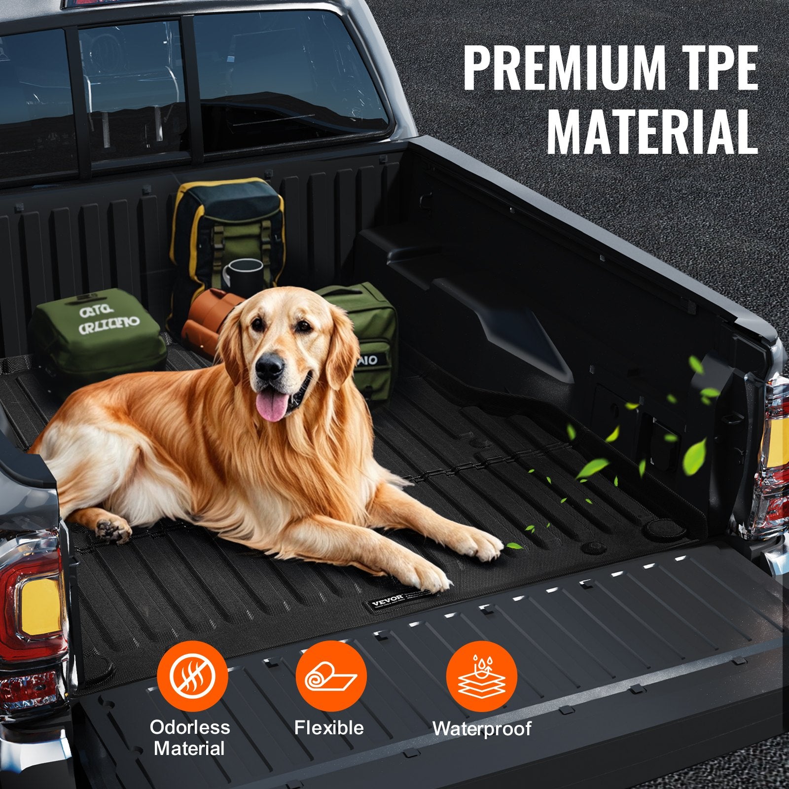 Truck Bed Mat Fit 2005-2023 Toyota Tacoma TPE Truck Bed Liner Accessories V952-TPEKCCCDTPEFF55UGV0