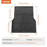 Truck Bed Mat Fit 2005-2023 Toyota Tacoma TPE Truck Bed Liner Accessories V952-TPEKCCCDTPEFF55UGV0