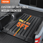 Truck Bed Mat Fit 2022-2024 Nissan Frontier TPE Truck Bed Liner Accessory V952-TPEKCCCDTPERAC64QV0