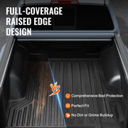 Truck Bed Mat Fit 2022-2024 Nissan Frontier TPE Truck Bed Liner Accessory V952-TPEKCCCDTPERAC64QV0