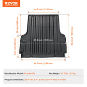 Truck Bed Mat Fit 2022-2024 Nissan Frontier TPE Truck Bed Liner Accessory V952-TPEKCCCDTPERAC64QV0