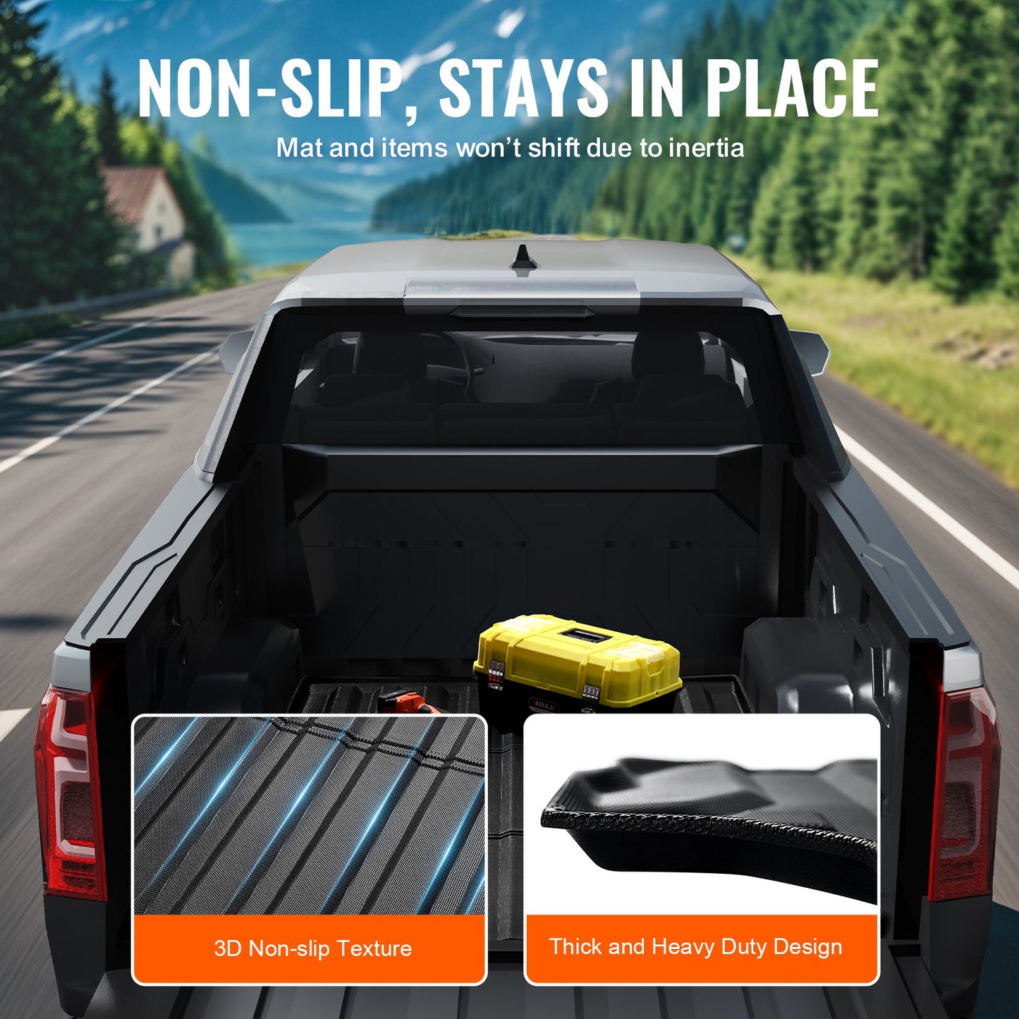Truck Bed Mat Fit 2023-2024 Chevrolet Colorado/GMC Canyon Truck Bed Liner V952-TPEKCCCDTPEX80KVYV0