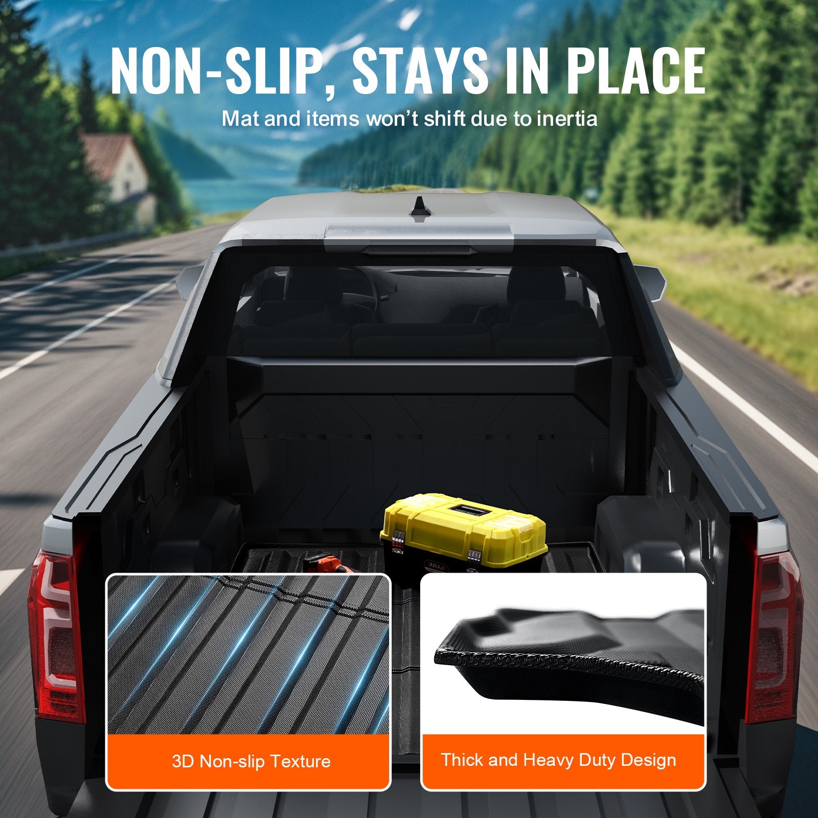 Truck Bed Mat Fit 2023-2024 Chevrolet Colorado/GMC Canyon Truck Bed Liner V952-TPEKCCCDTPEX80KVYV0