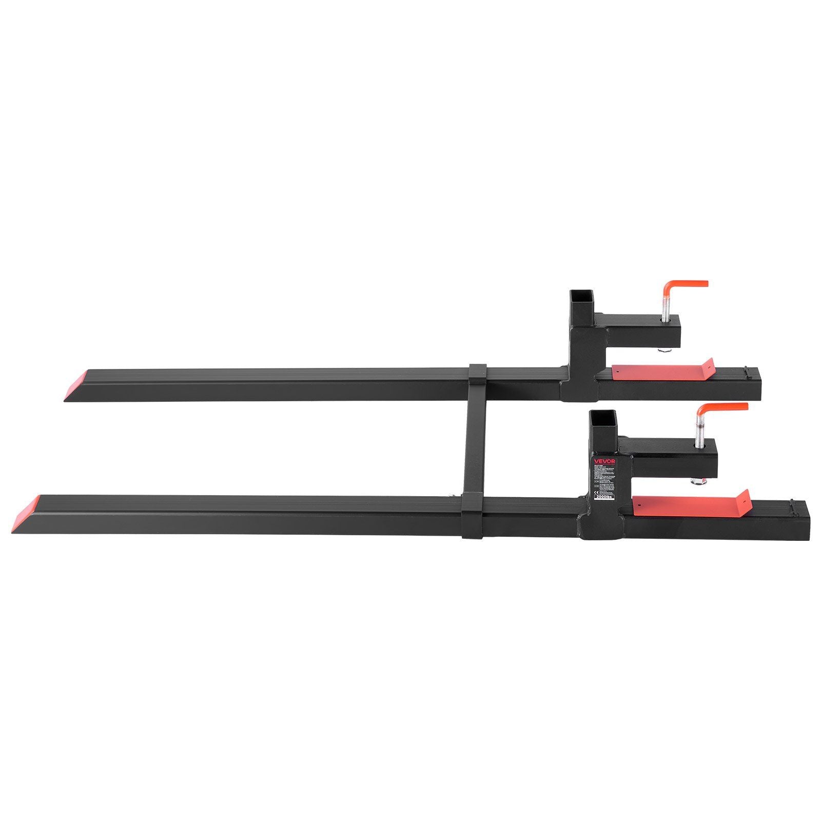Pallet Forks, 907 kg Clamp on Pallet Forks, 149 cm Total Length Heavy-Duty Tractor Fork with Adjustable V952-TPHCKDJK60INVJ53T001V0