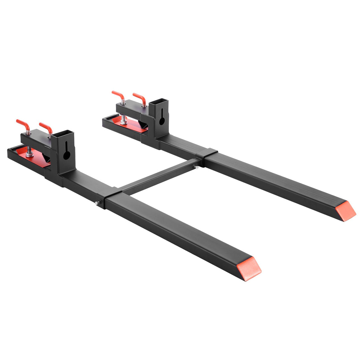 Pallet Forks, 1814 kg Clamp on Pallet Forks, 149 cm Total Length Heavy-Duty Tractor Fork with Adjustable V952-TPHCKDJK60INXOZ1G001V0