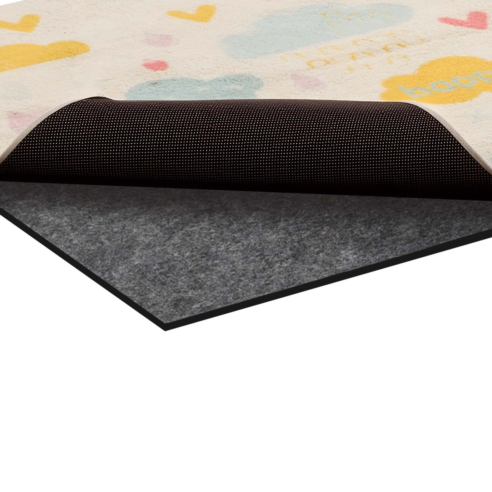 Rug Pad 2.44 x 1.52 m, Non-slip Carpet Area Pad, Rug Mat Padding with Dual Surface Felt Cushion & Rubber V952-TPRDTD85FT02Q78V1001V0