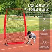 I Screen Baseball for Batting Cage, 7x4 ft Baseball & Softball Safety Screen, Body Protector Portable Batting V952-TSBHWIXQX74YMKWF6V0
