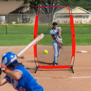 I Screen Baseball for Batting Cage, 7x4 ft Baseball & Softball Safety Screen, Body Protector Portable Batting V952-TSBHWIXQX74YMKWF6V0