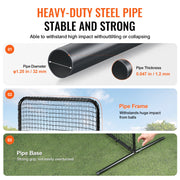 I Screen Baseball for Batting Cage, 7x4 ft Baseball Softball Safety Screen, Body Protector Portable Batting V952-TSBHWIXZX74YWVVBYV0