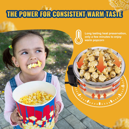 Popcorn Popper Machine Tabletop Popcorn Maker 300W 2.5 Oz Red V952-TSBMHJHS25OZ32RWAV3