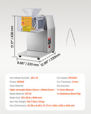 Electric Meat Cutter Machine 850W Commercial Meat Slicer Cutting Machine V952-TSBXGQPJYSBXVZ50UV3