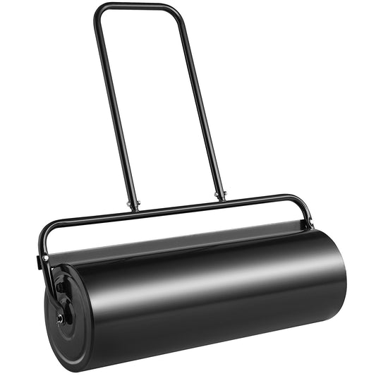 Lawn Roller, 17 Gallon 36 Inch Sand/Water Filled Yard Roller, Steel Sod Roller with Easy-turn Plug and V952-TSCPGL17JL36QEQZ0V0