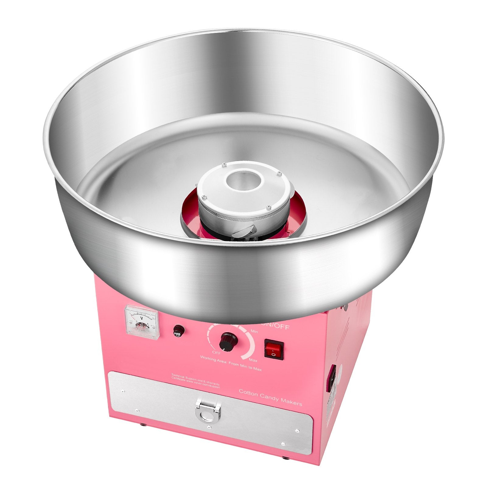 Electric Cotton Candy Machine, 1000W Commercial Candy Floss Maker with 52cm Stainless Steel Bowl, Sugar V952-TSDRMHTJFSWGMOD1VV3