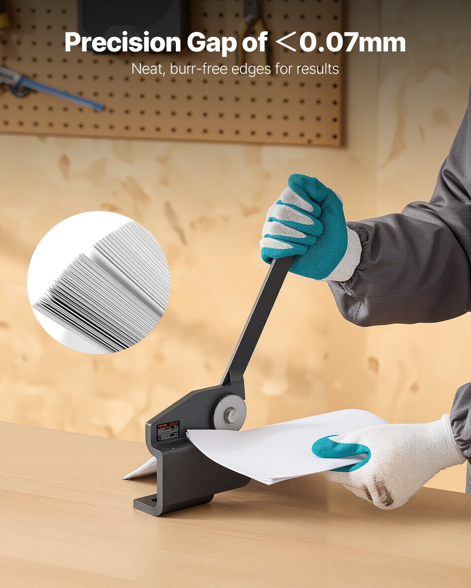 Sheet Metal Shear, Throatless Rotary Hand Shear, 16 Gauge Mild Steel Sheet Cutter with 1.5 mm Capacity, with V952-TSJBJWHYDCGCAV0PR001V0